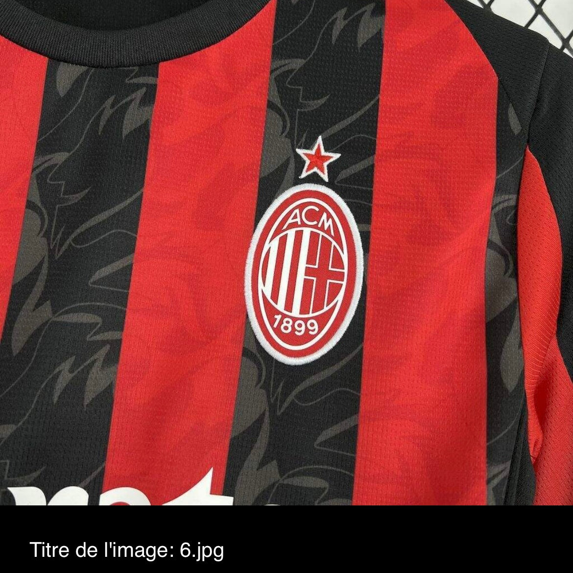 Maillot Domicile AC Milan - 2025/2026